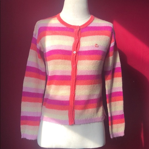 United Colors Of Benetton Sweaters - 💫SALE  Benetton multi color stripe cardigan.